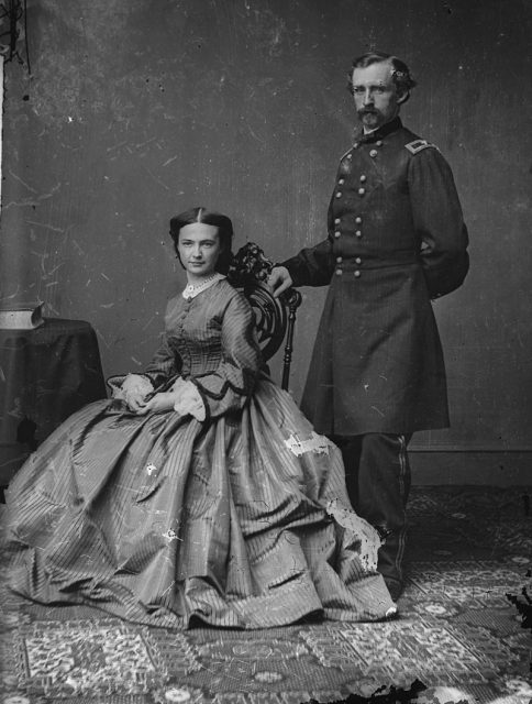 George and Libbie Custer, 1864.