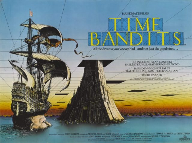 A poster for Terry Gilliam’s film ‘Time Bandits.’ Photo by Movie Poster Image Art/Getty Images