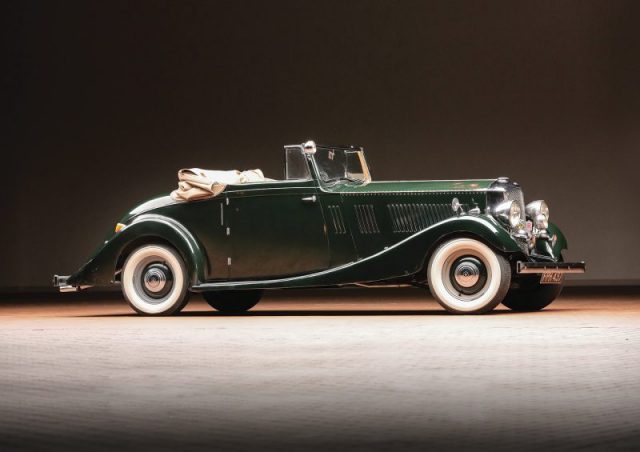 Elegant and opulent, the 1937 Railton Sportsman Drophead Coupe. Photo by Worldwide Auctioneers
