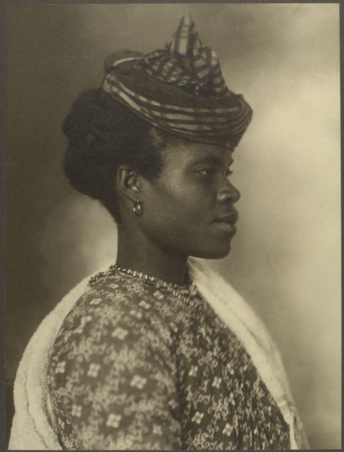 Guadeloupean woman, 1911.