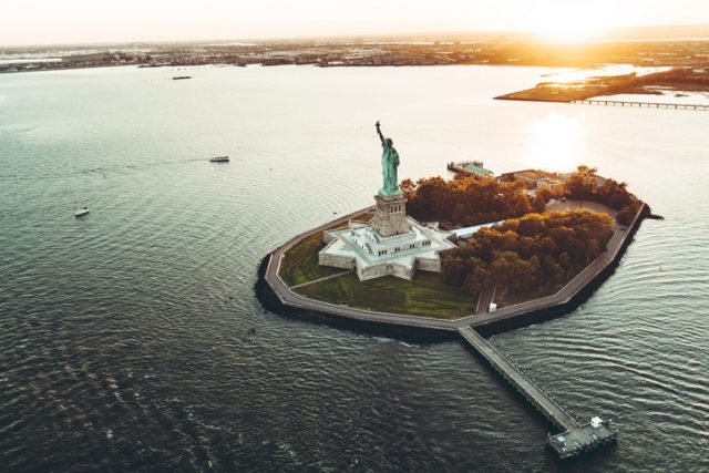 Statue of liberty in New York City