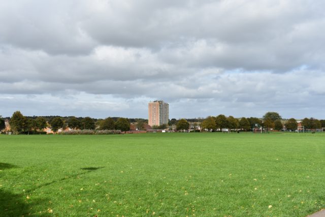 A view towards Melrose from Whalley Drive.