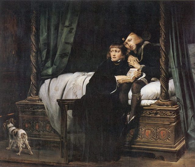 King Edward V and the Duke of York in the Tower of London, by Paul Delaroche.