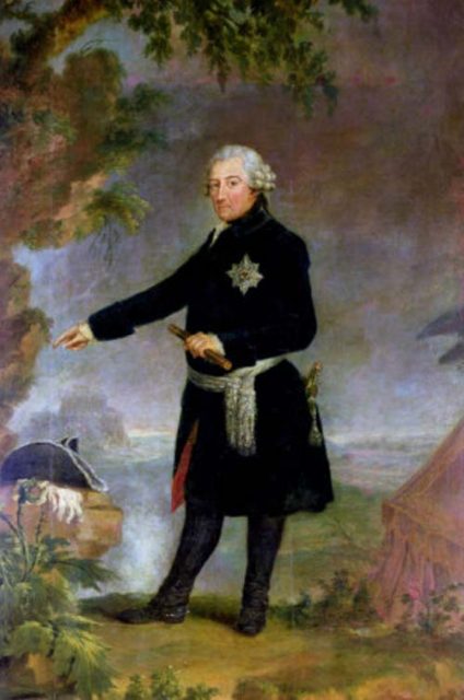 King Frederick II, by Anna Dorothea Therbusch, 1772.