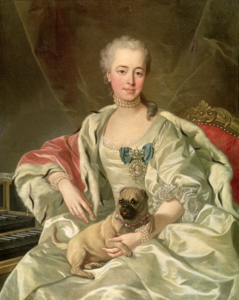 Portrait of Princess Ekaterina Dmitrievna Golitsyna by Louis-Michel van Loo (1759)