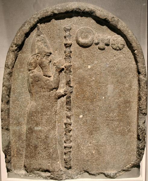 Nabonidus, king of Babylonia. Stone slab in the British Museum. Photo by Jona lendering CC BY 3.0