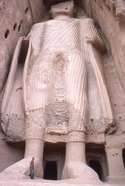 One of the standing Buddhas of Bamiyan