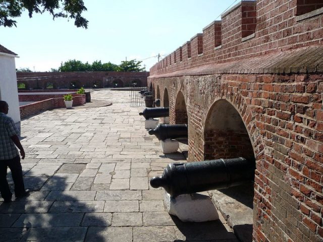 Port Royal Fort defenses. Photo by Raychristofer – CC BY-SA 4.0