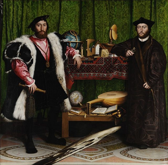 The Ambassadors by Hans Holbein.