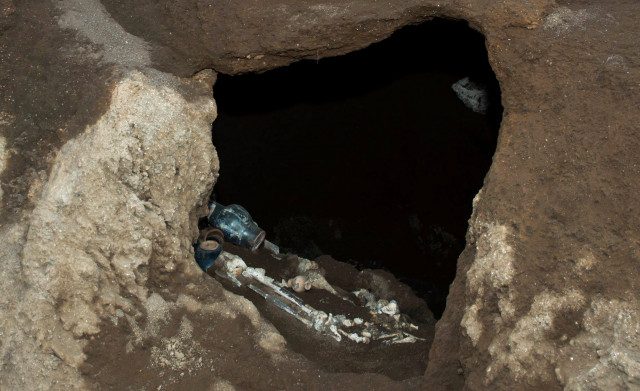 Entrance to the tomb. Photo by Soprintendenza Speciale di Roma