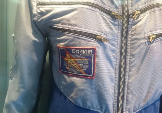The work suit of Georgi Ivanov from his flight on Soyuz 33. Photo by Scroch CC BY SA 4.0