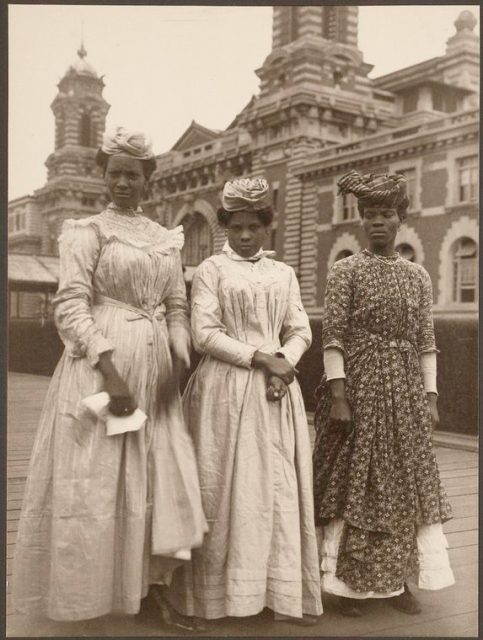 Three women from Guadeloupe.