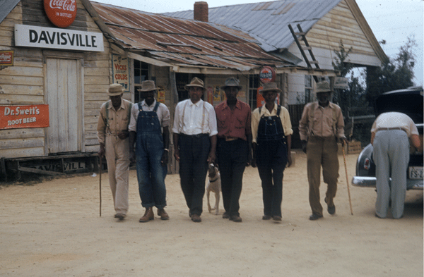A group photo men who were subjects of the Tuskegee Syphilis Experiments, c. 1970.