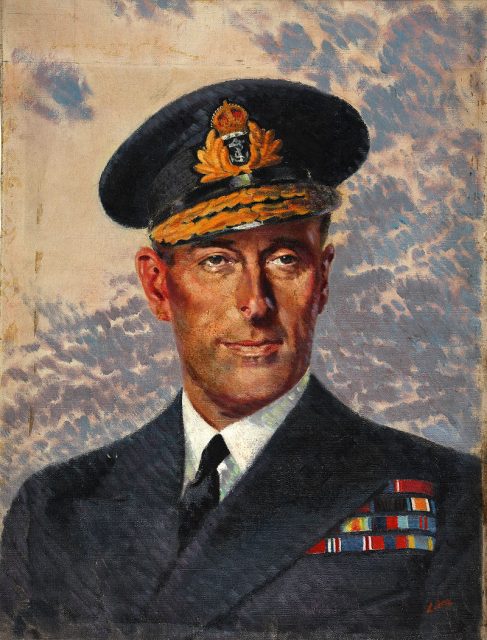 Vice Admiral Louis Mountbatten, Martin’s putative commanding officer.