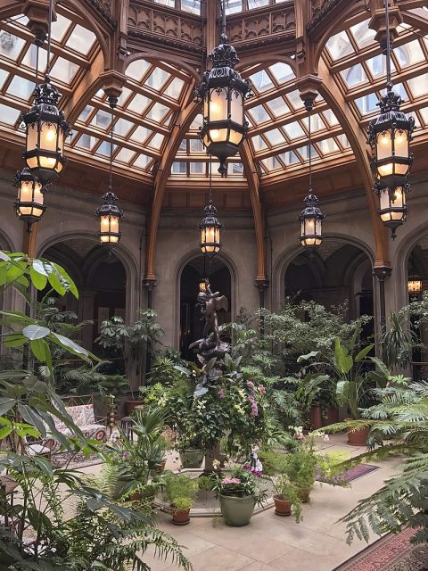 Winter Garden in Biltmore House, Asheville, NC. Photo by Nicholas Hartmann CC BY SA 4.0