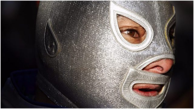 El Santo mask. Getty Images