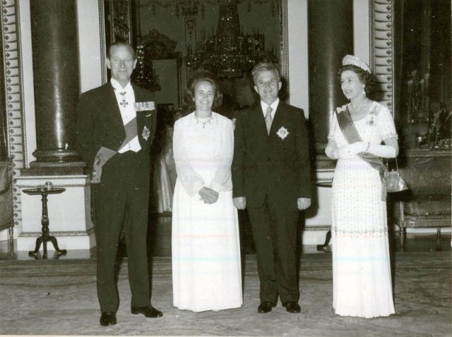 Ceausescu’s visit in the UK, June 1978. Photo by http://fototeca.iiccr.ro