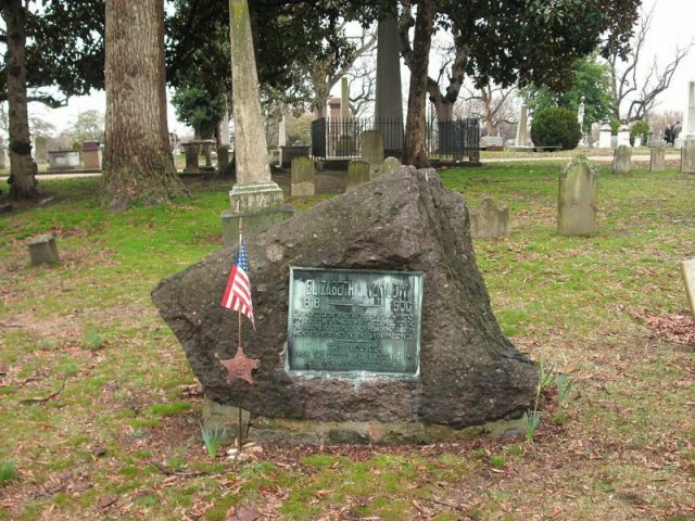 Grave of Elizabeth Van Lew. Photo by AlbertHerring CC BY 3.0