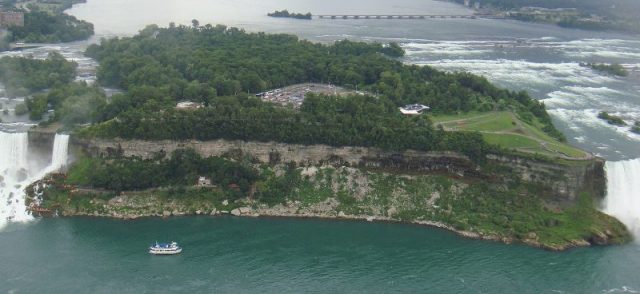 Goat Island, New York, from Skylon Tower. Photo by Chris Oakely CC BY 2.0