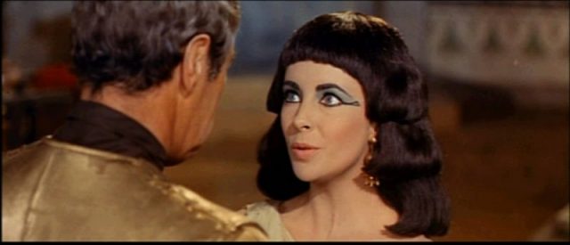 Rex Harrison and Elizabeth Taylor from the trailer for the film ‘Cleopatra.’
