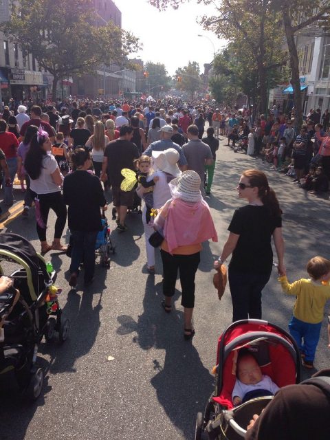 Part of Bay Ridge’s 2013 Ragamuffin Parade. Photo by emilydickinsonridesabmx CC BY 2.0