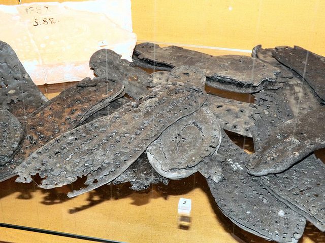 Soles of of military boots – caligulae. Photo by John McLinden FLickr CC BY-ND 2.0