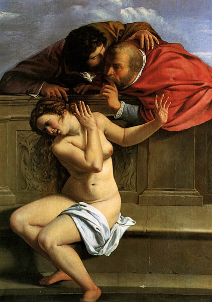 Susanna and the Elders, one of Artemisia Gentileschi’s early masterpieces (1610)