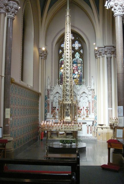 The shrine of St Oliver Plunkett, in St Peter’s, Drogheda. Photo by Trounce CC BY 3.0