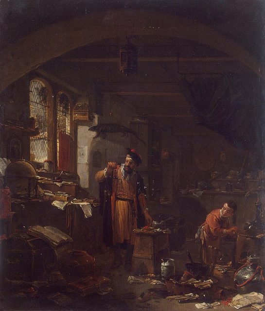 The Alchemist by Thomas Wijck.