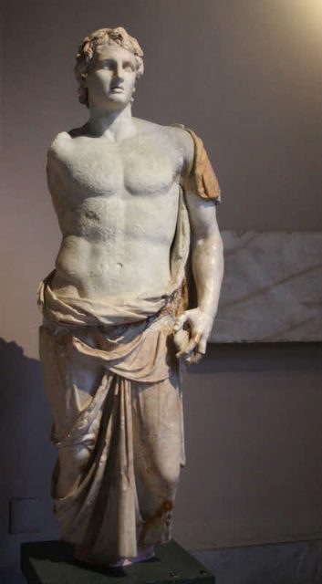 3rd century BC statue of Alexander the Great, signed “Menas.” Istanbul Archaeology Museum.