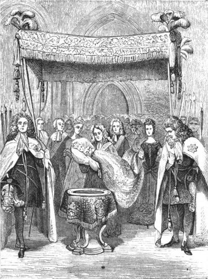 Baptism of Frederick, 1712 (Harper’s Magazine, 1870)