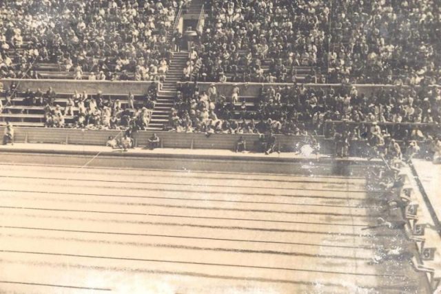 Swimming at the 1936 Summer Olympics in Berlin.