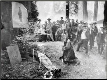 Bohemian Grove in 1915.