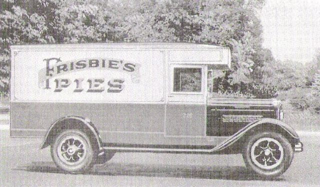 Frisbie’s Pies 1920s delivery truck.
