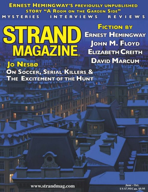Cover of the latest issue of Strand Magazine, courtesy of the Strand