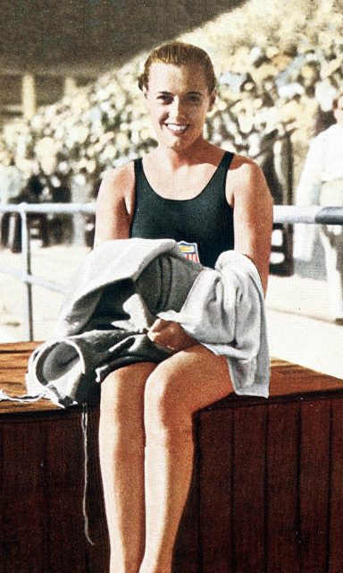 Holm at the 1932 Olympics.