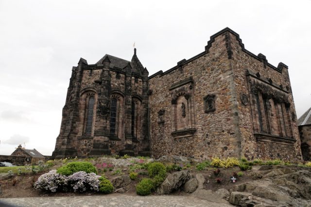 St. Margaret’s Chapel of Edinburgh Castle in Edinburgh, Scotland.