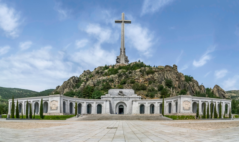 Valley of the Fallen (Valle de los Caidos) Madrid, Spain. Burial site of Francisco Franco.