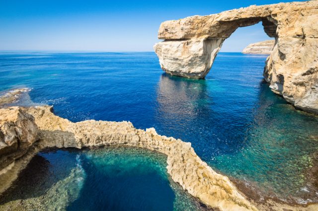 Azure Window, Gozo island.