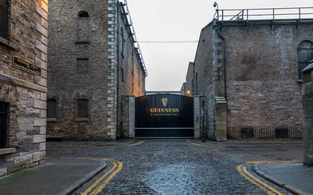 Gate to the Guinness Brewery in the St. James Gate Area, Dublin.