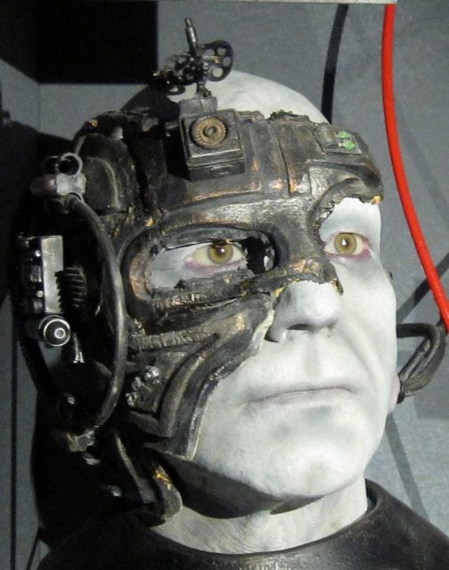Jean-Luc Picard as Borg Locutus. Photo by Science Fiction Museum and Hall of Fame Gryffindor CC BY-SA 3.0