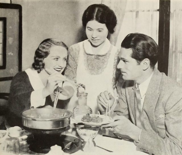 Laurence Olivier with his first wife Jill Esmond (left), 1932.