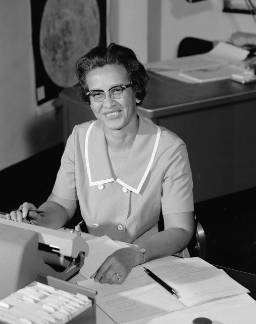 Johnson at NASA in 1966