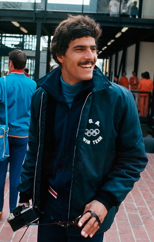 Mark Spitz at the 1972 Olympics.