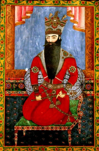 Portrait of Fatali Shah.