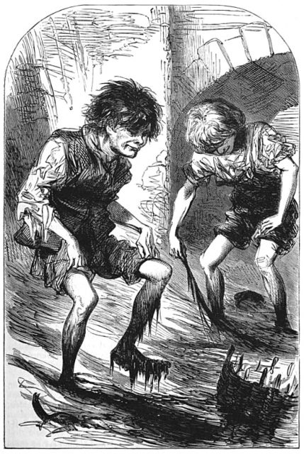 Mudlarks of Victorian London (The Headington Magazine, 1871)