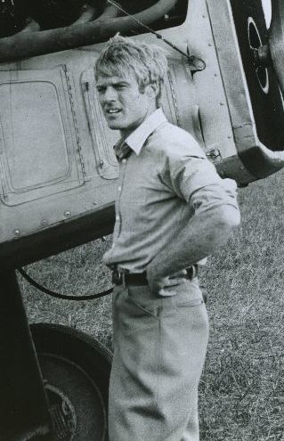 Robert Redford in the film The Great Waldo Pepper (1975).