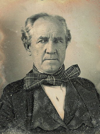 Portrait photograph of Sam Houston.
