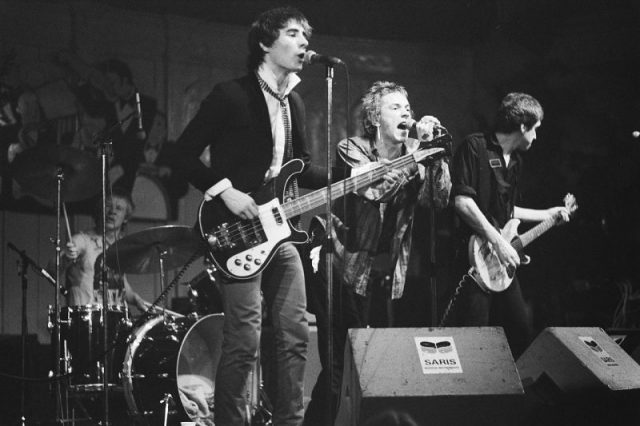 The Sex Pistols perform in Paradiso, Amsterdam. Photo by Koen Suyk CC BY-SA 3.0 nl