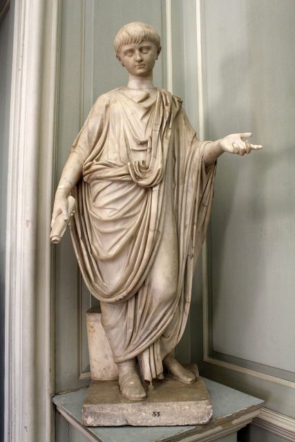 Statue of Nero as a boy. Photo by Prioryman CC BY-SA 4.0